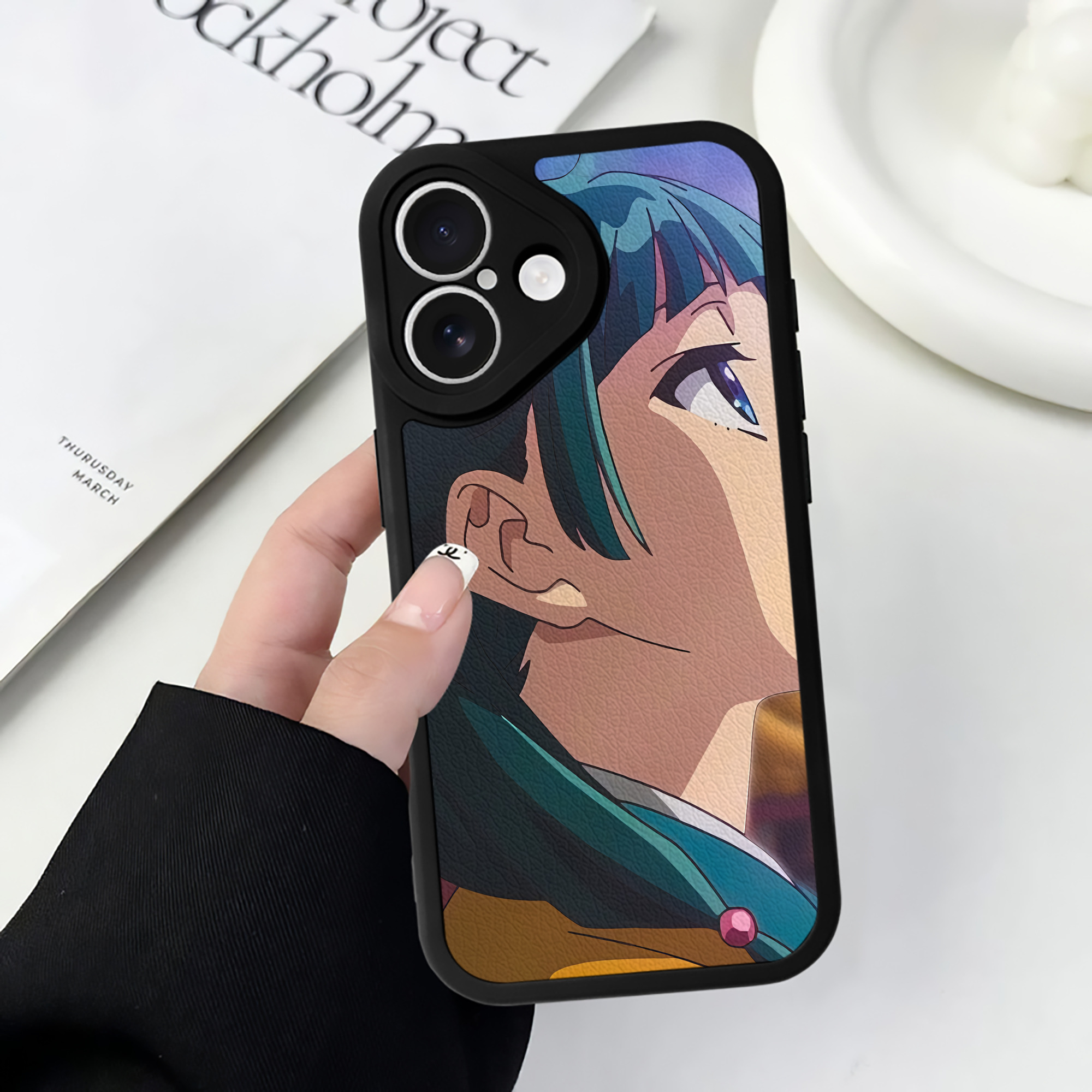 薬屋のひとりごと The Apothecary Diaries 【iPhone 16シリーズ対応】シリコンスマホケース（レザー調） 材質：シリコン
